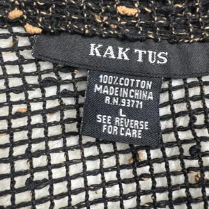 Kaktus vintage open knit short sleeve cardigan thumbnail 7