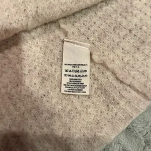 Free People Sidewinder Wool Sweater 100% Wool Turtleneck Beige XS thumbnail 4