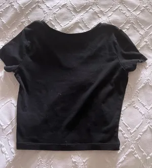 Black Cropped Tee thumbnail 2