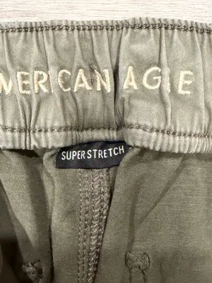 American Eagle Jogger Pants Womens 6 Olive Green Utility Stretch Drawstring thumbnail 4