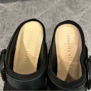 Veronica Beard Dacey Studded Clogs Black 8 thumbnail 4