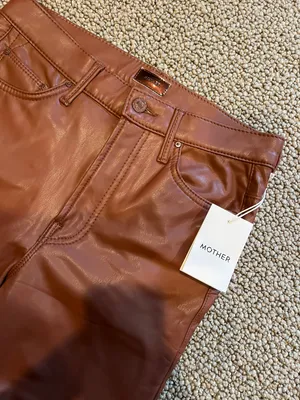 MOTHER Leather Jeans thumbnail 2