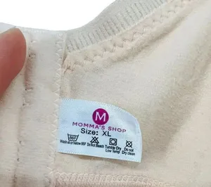 Momma's Comfy Maternity Bra Peach Cotton Xlarge thumbnail 10