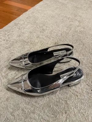 STEVE MADDEN Christann Slingback Block Womens Kitten Heels size 6 thumbnail 4