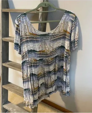 Vintage Hawaii Sailboat Dress thumbnail 1