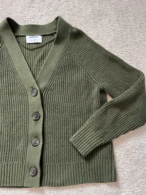 Old Navy Green Cardigan thumbnail 4