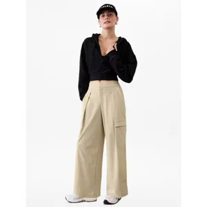 Athleta 4 Pinnacle Cargo Trouser Ecru Size 4 Regular thumbnail 5