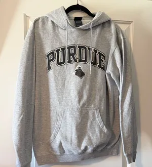 Purdue Hoodie Gray Size M thumbnail 1