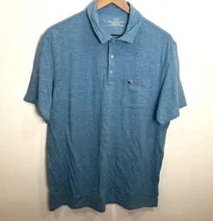 Vineyard Vines Men's Blue Polo Shirt thumbnail 3