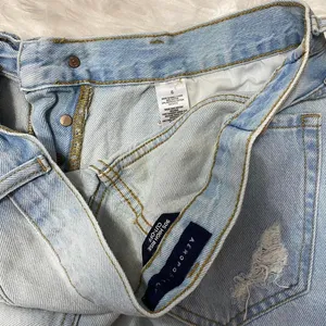 Aeropostale 90s High Rise Cut Off Denim Shorts Button Fly Y2k Mallcore Grunge thumbnail 3