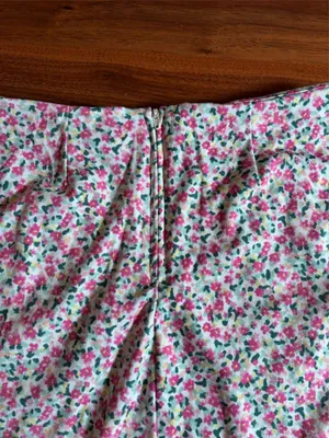 Ardene mini floral skirt with pockets Pink thumbnail 3