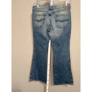 Mavi Marie 596 Super Low Rise‎ Flare Jeans Size 31/30 Blue Denim Streetwear thumbnail 2