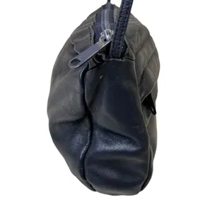 Vintage 70’s Excel Dark Blue Leather Crossbody Bag thumbnail 9