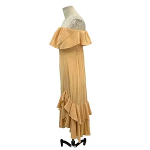 Free People‎ Endless Summer Tavia Strapless Maxi Dress Neutral Size XS thumbnail 6