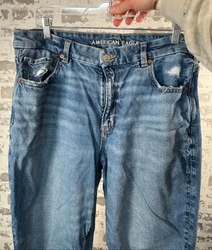 American Eagle | women mom curvy jeans plus size denim thumbnail 1