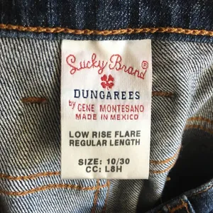Lucky Brand low rise flare, size 10 jeans thumbnail 4