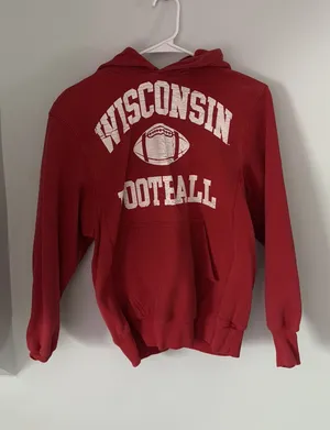 Steve & Barry's Wisconsin Football Hoodie thumbnail 1