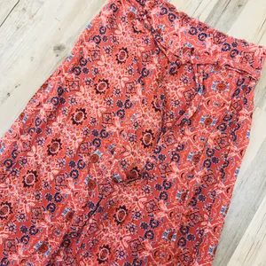 NWT Boutique Boho wide leg floral tie pants sz Large thumbnail 5