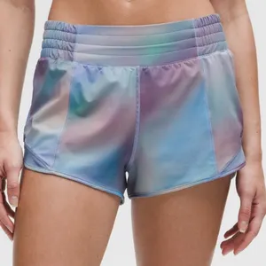 Lululemon Hotty Hot High Rise Short Athletic Shorts Chroma Drift Blue 14 NWT thumbnail 1