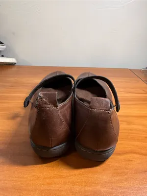 B.o.c. Brown Mary Jane Style Clog Loafer Comfort Shoe Button Slip On Brown 10 thumbnail 9