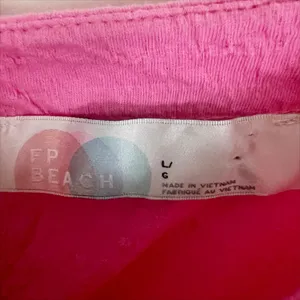 Free People Beach Get Obsessed Gauzy Babydoll Dress in Pink Size Large thumbnail 7