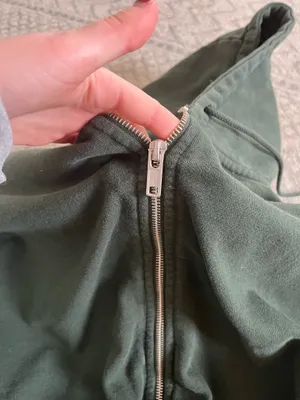 Brandy Melville Zip-Up Oversized Hoodie John Galt thumbnail 2