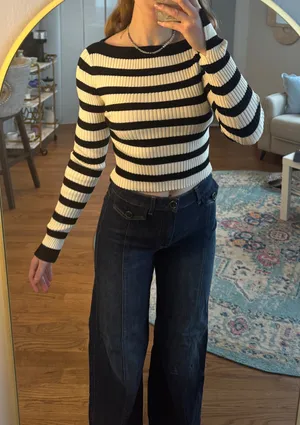 H&M Striped Sweater  thumbnail 1