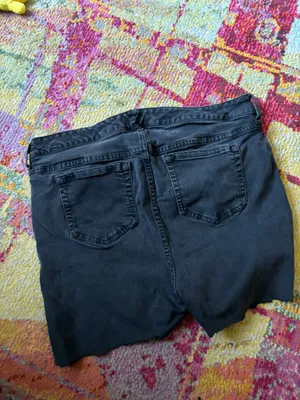 Torrid black denim shorts 18r  thumbnail 2