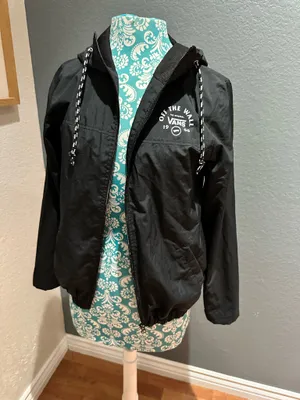 Vans Skater windbreaker Junior small in black thumbnail 1