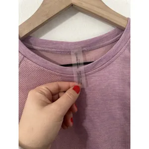 Outdoor Voices Seamless Long Sleeve Athletic Top SeamlessPique Pink Lightweight thumbnail 4