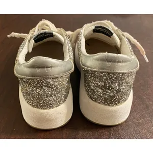 Vintage Havana Ream Sneakers White Glitter Pink Star Platform‎ Distressed 8.5 9 thumbnail 3