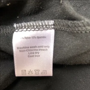 alo Black Cropped Leggings Size M thumbnail 6