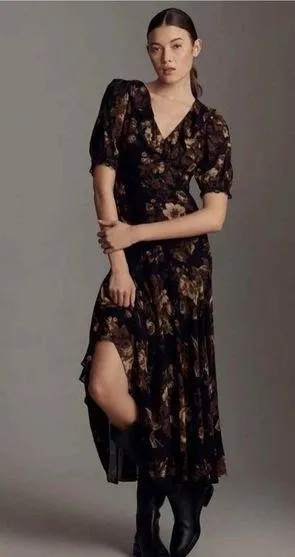 Reformation Evra Dress Open Back Size 6 New With Tags thumbnail 1
