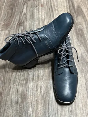 St. John's Bay Women's Lace-Up Ankle Boots in Teal-Blue thumbnail 9