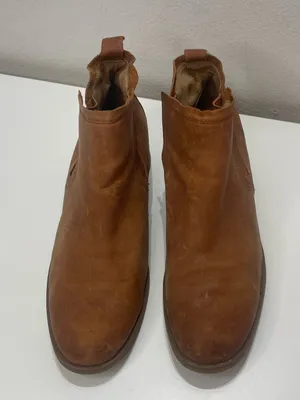 Korks Tasha Ankle Leather Boots Women's 10 M Tan Boho Coastal Cowgirl thumbnail 2