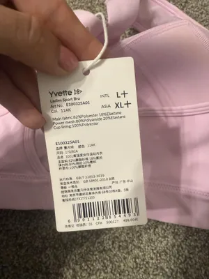 Yvette pink sports bra thumbnail 2