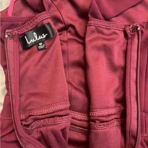 Lulus Burgundy Air of Romance Dress thumbnail 7