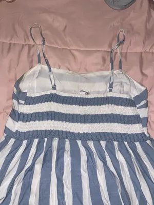 Miracle Striped Dress Blue Size 12 thumbnail 6