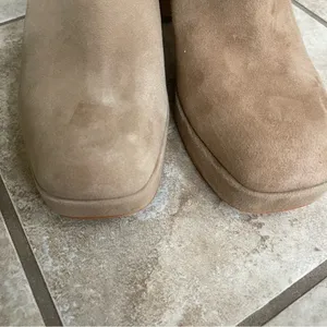 Dolce Vita Ulyses Mushroom Beige Suede Platform‎ Ankle Boot Sz 9.5 Wore Once 1x thumbnail 14