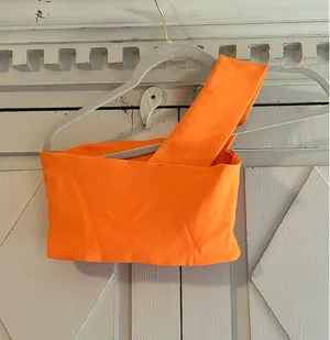ZARA Orange Asymmetrical Top thumbnail 2