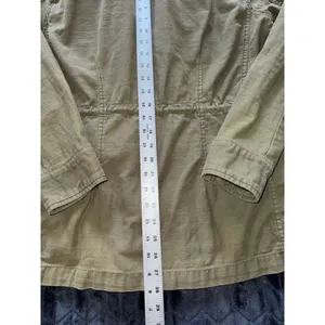 Free People Not Your Brothers Surplus Army Green Full Zip Jacket Size‎ Small thumbnail 9