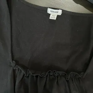 GARAGE Square Neck Corset Style Black Crop Top - Small thumbnail 6