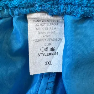 Cerulean Blue Lace Elastic Waist Maxi Skirt thumbnail 7