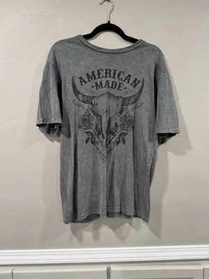 American Made Gray Graphic Short thumbnail 2