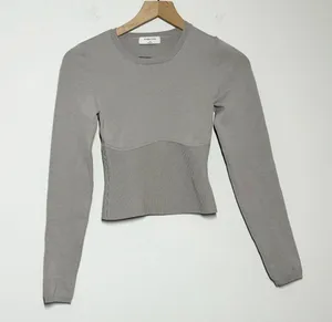 Aritzia Sculpt Knit Empire Longsleeve Longsleeve corset top sweater XS thumbnail 2