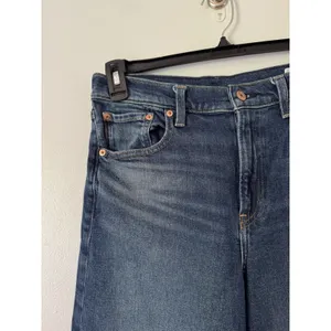 GAP High Stride Wide Leg Jeans Womens Size 28 Blue thumbnail 3