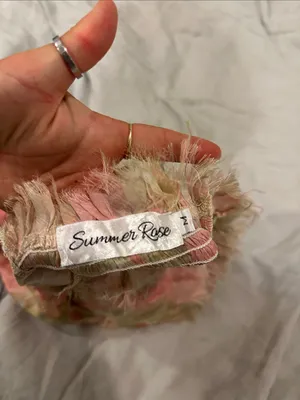 Summer rose strapless top Size M thumbnail 5