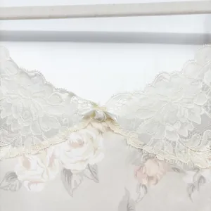 Warners Womens Vintage 90s Floral Lace Feminine Coquette Cami Top Cream Size‎ 10 thumbnail 3