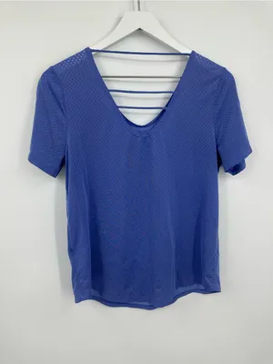 Purple Nike Dri Fit Short Sleeve Shirt Size Medium thumbnail 7