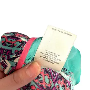 Anthropologie Elevenses‎ South Shore Pants Geometric Wide Leg Pink Teal Size 8 thumbnail 10